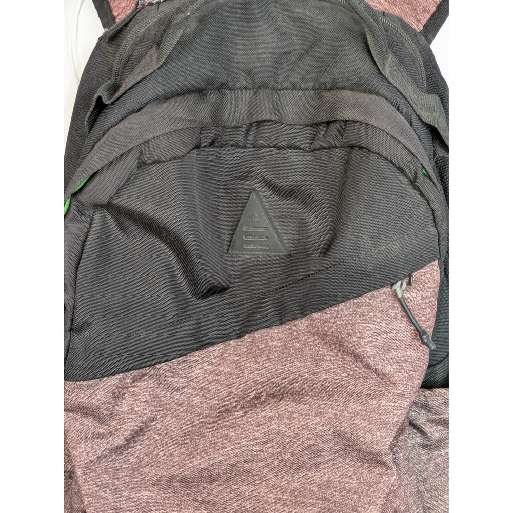 adidas Backpack Heather Burgundy Black Laptop School Travel Book Bag 20x12x8 - Picture 14 of 15
